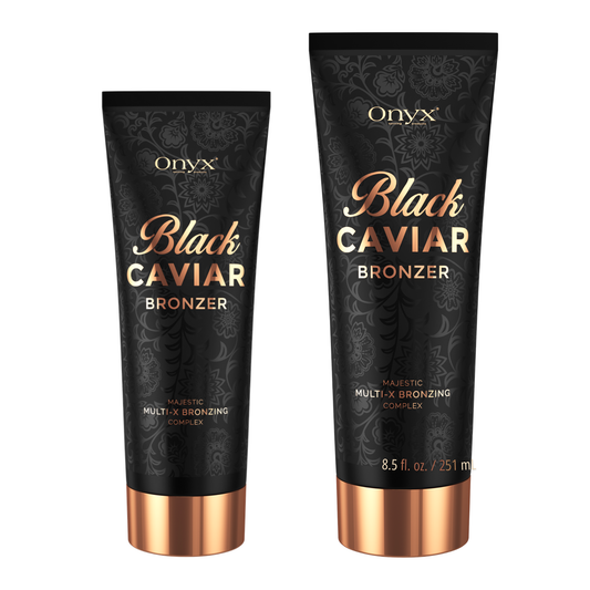 Onyx Black Caviar Sunbed Cream – Bronzer & Accelerator