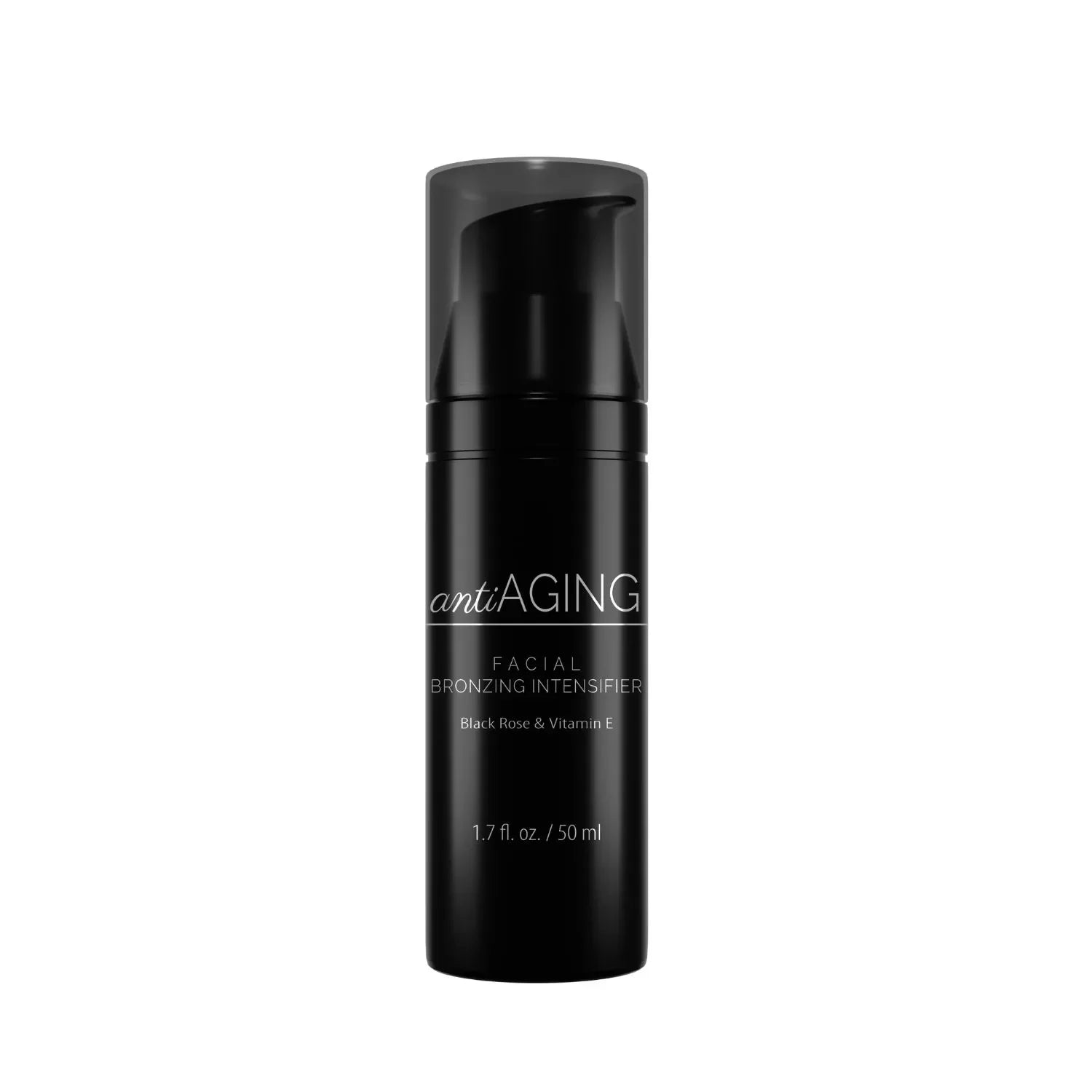 Anti-Aging facial bronzing intensifier with vitamin E