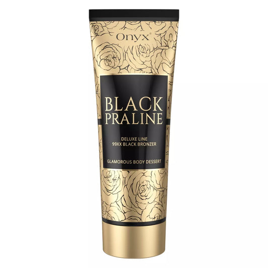 Black Praline bronzer sunbed cream with a chocolate scent